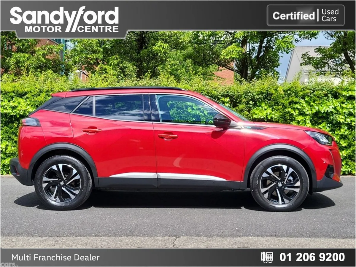 Peugeot 2008 SUV, Electric, 2022, Red