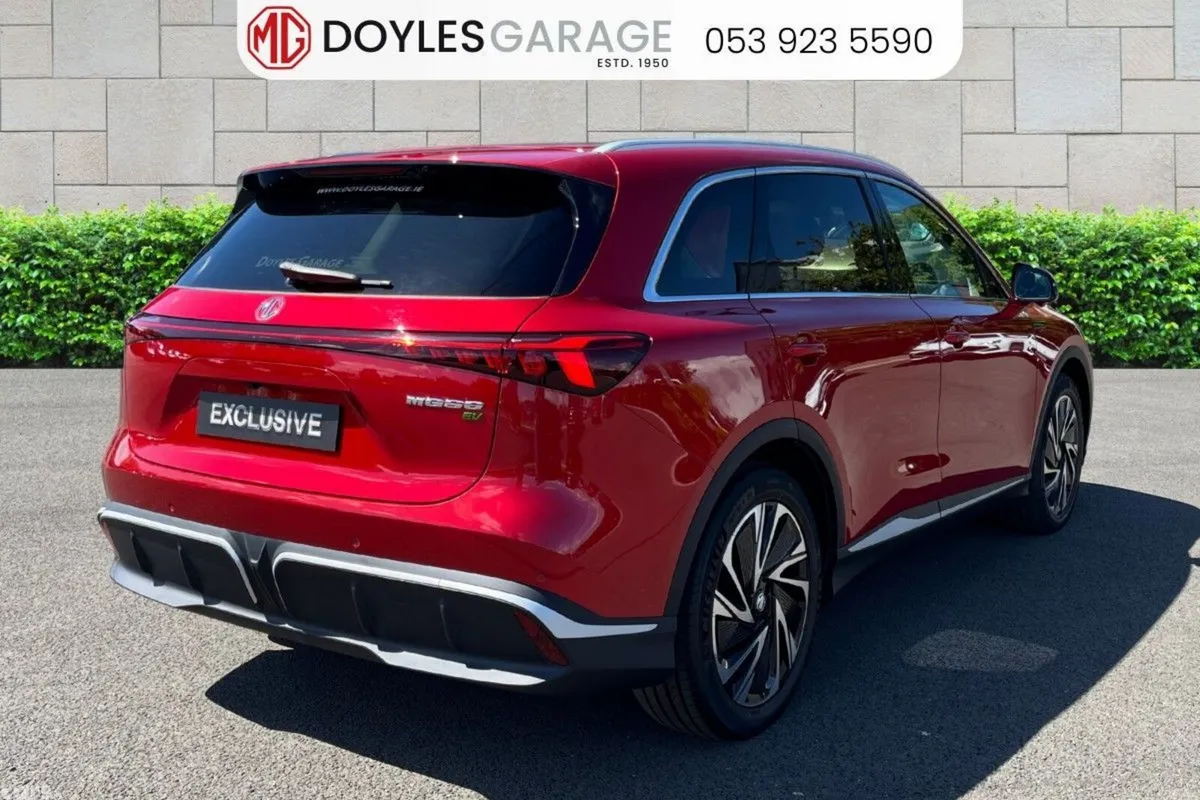 MG MGS6 SUV, Electric, 2027, Red