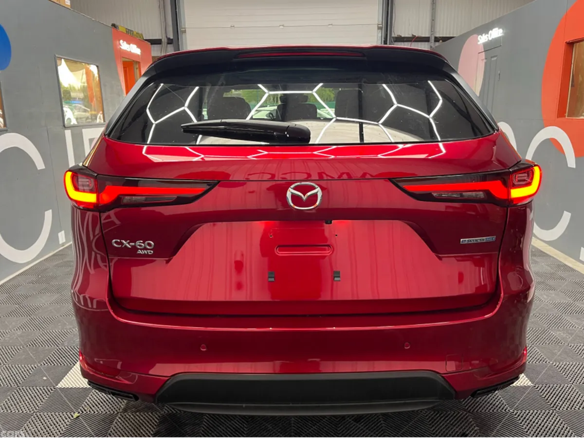Mazda CX-60 SUV, Petrol Plug-in Hybrid, 2024, Red