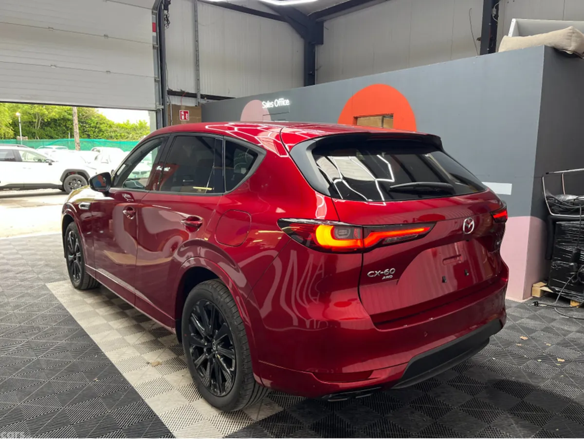 Mazda CX-60 SUV, Petrol Plug-in Hybrid, 2024, Red