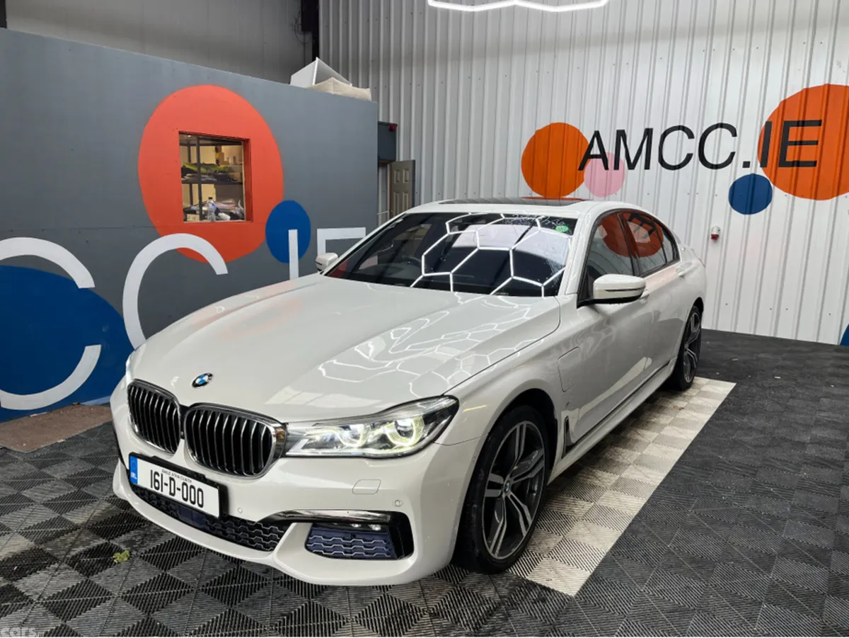 BMW 7-Series Saloon, Petrol Plug-in Hybrid, 2016, White