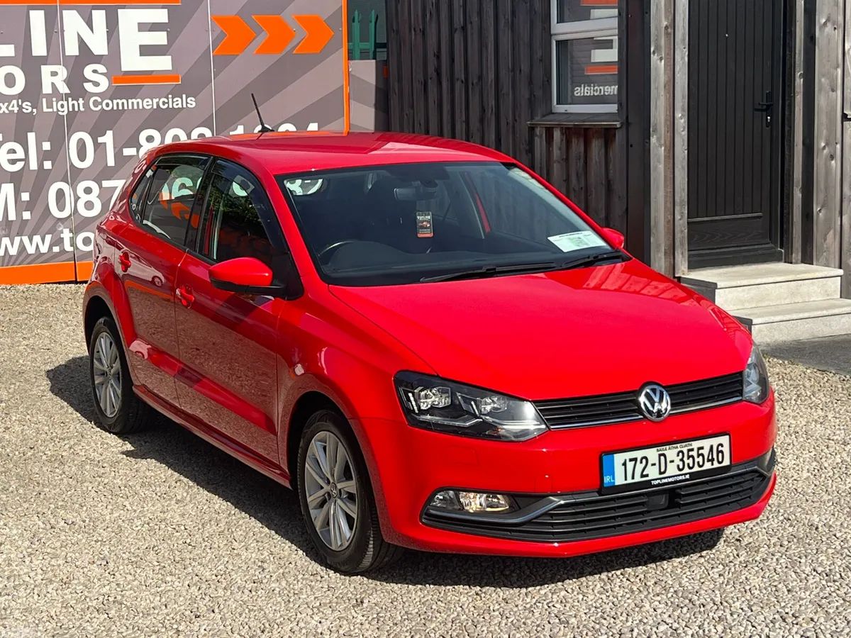 Volkswagen Polo Hatchback, Petrol, 2017, Red