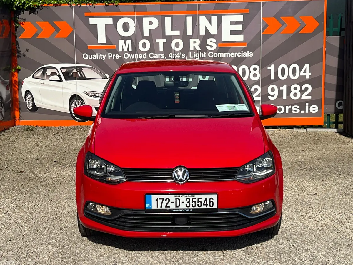 Volkswagen Polo Hatchback, Petrol, 2017, Red
