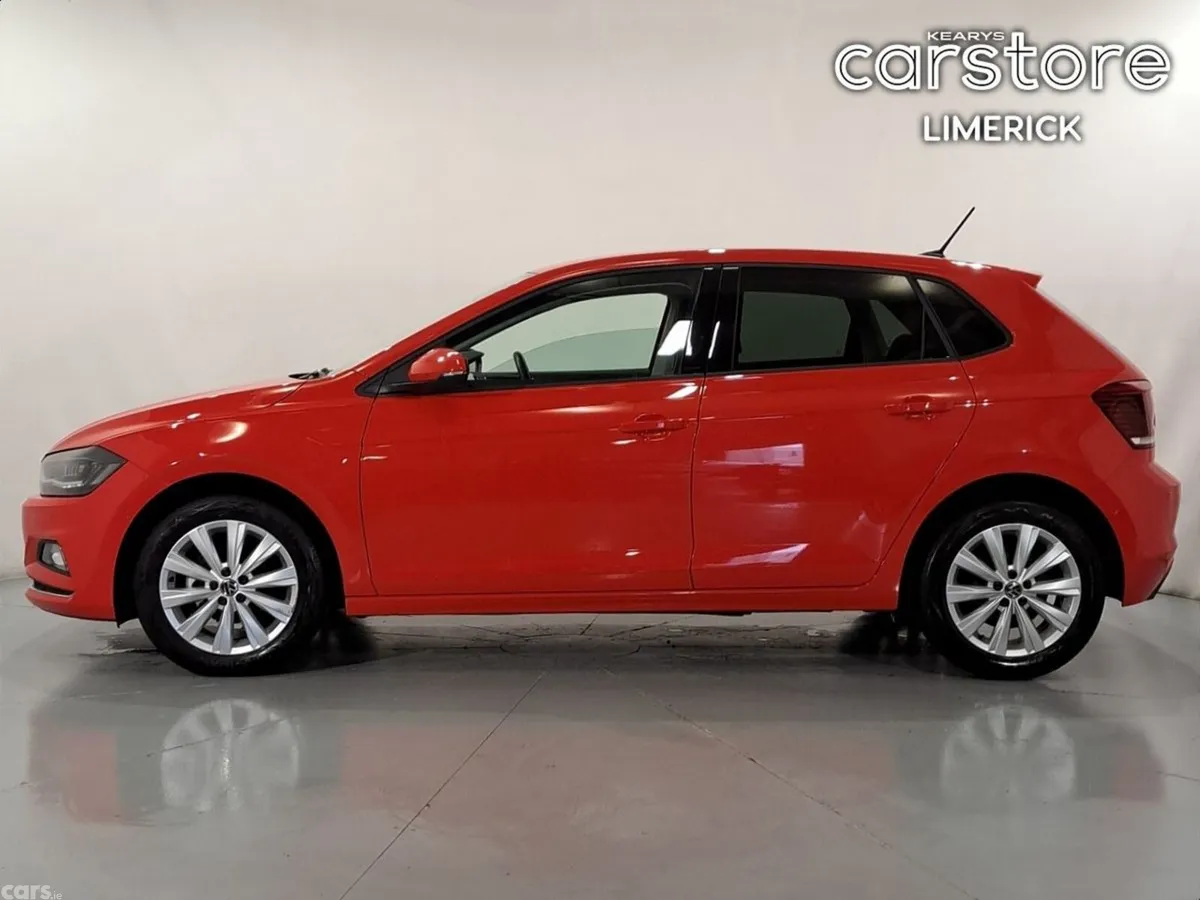Volkswagen Polo Hatchback, Petrol, 2021, Red