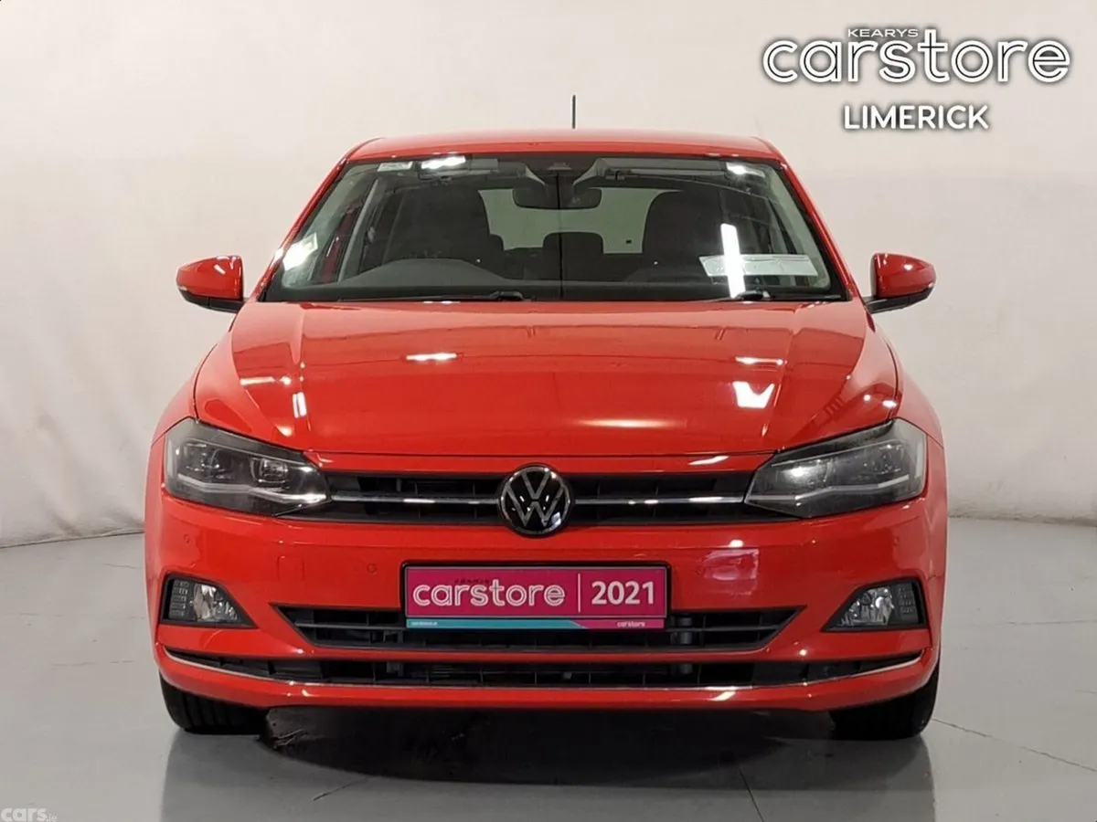 Volkswagen Polo Hatchback, Petrol, 2021, Red