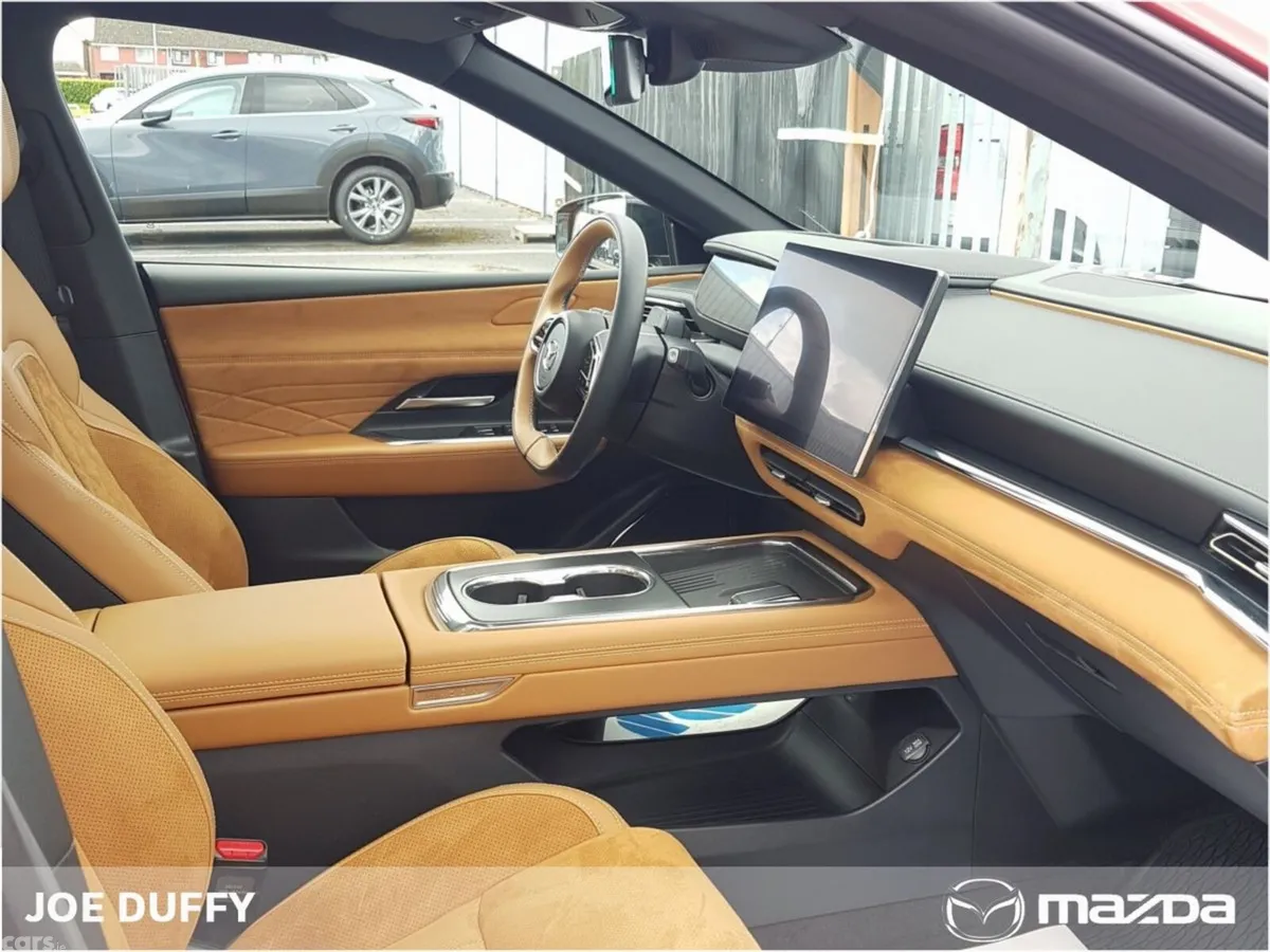 Mazda 6e Saloon, Electric, 2027, Red