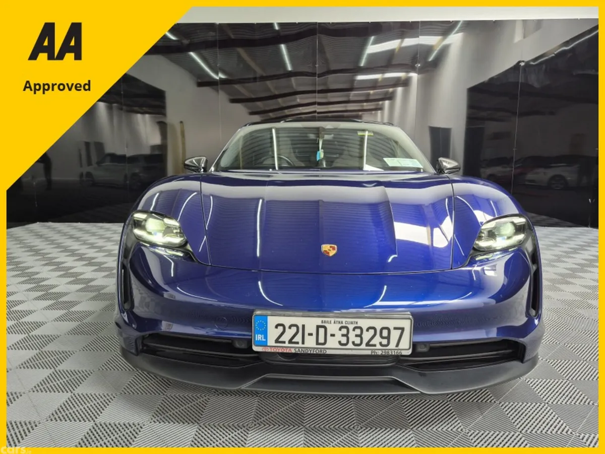 Porsche Taycan Saloon, Electric, 2022, Blue