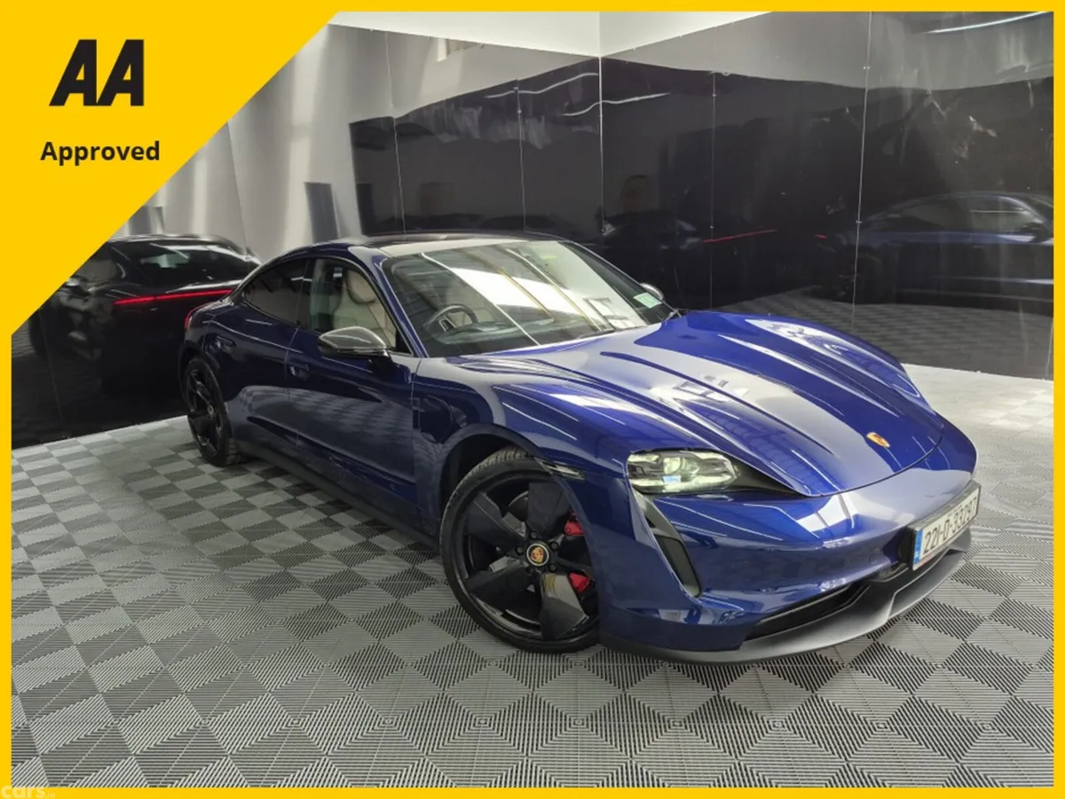 Porsche Taycan Saloon, Electric, 2022, Blue