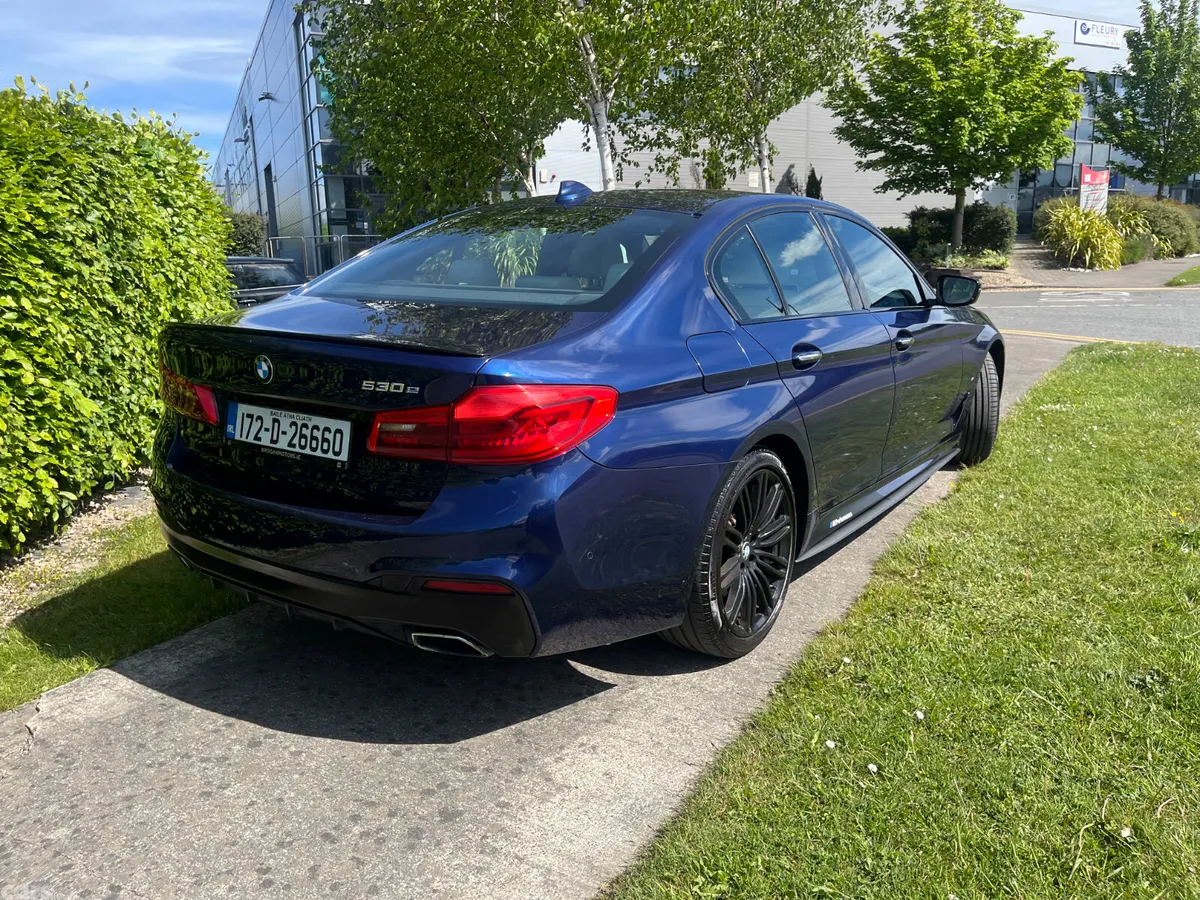 BMW 5-Series Saloon, Petrol Plug-in Hybrid, 2017, Blue
