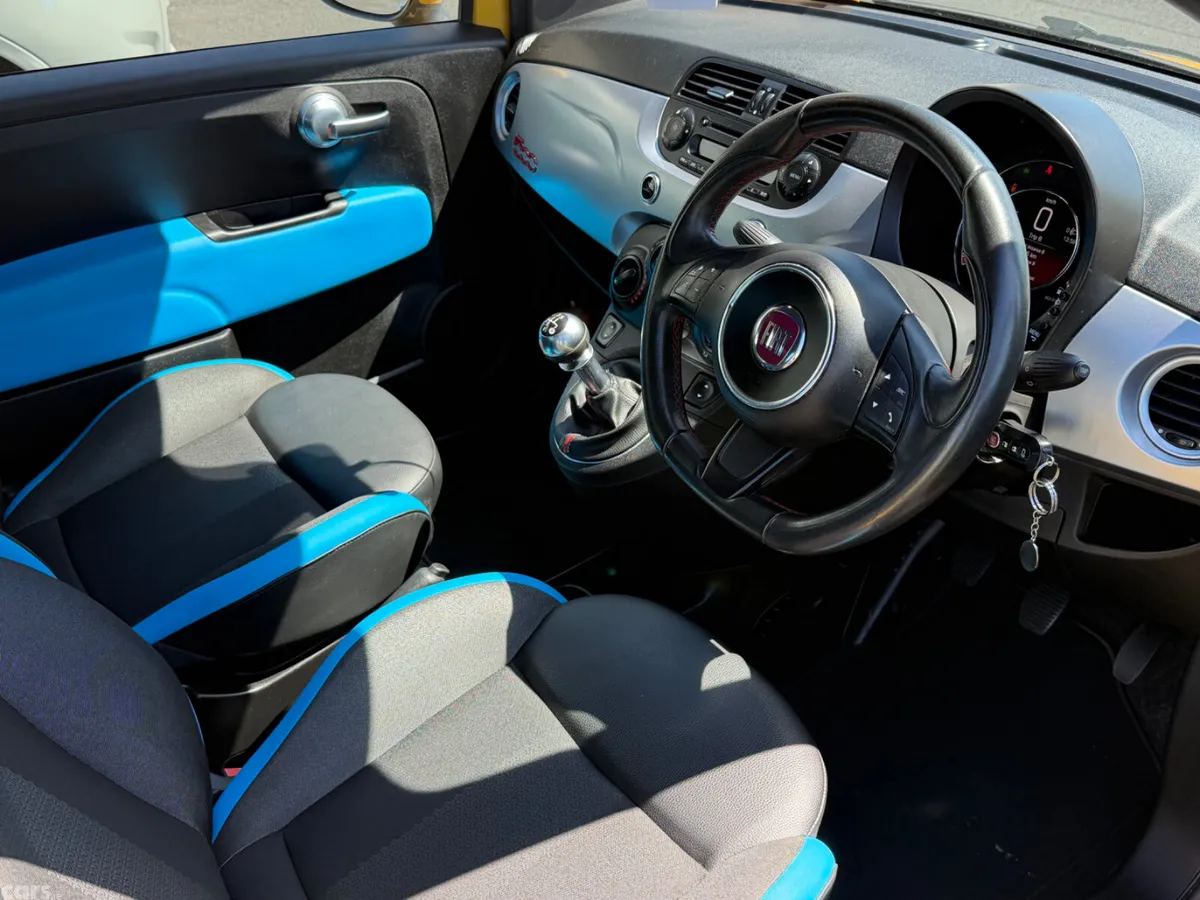 Fiat 500 Hatchback, Petrol, 2015, Yellow