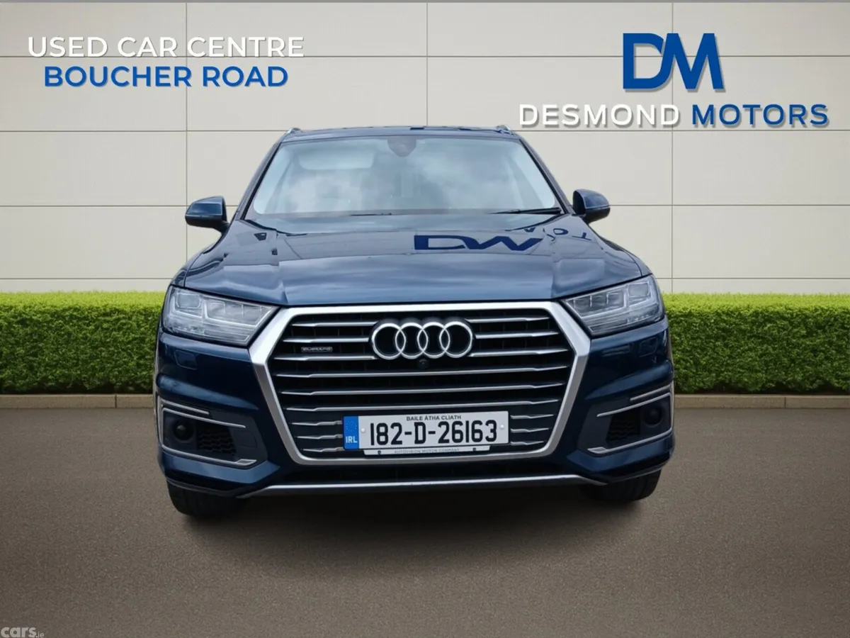 Audi Q7 SUV, Diesel Plug-in Hybrid, 2018, Blue