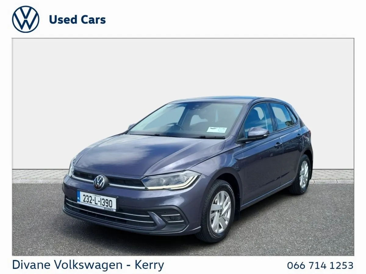 Volkswagen Polo Hatchback, Petrol, 2023, Grey