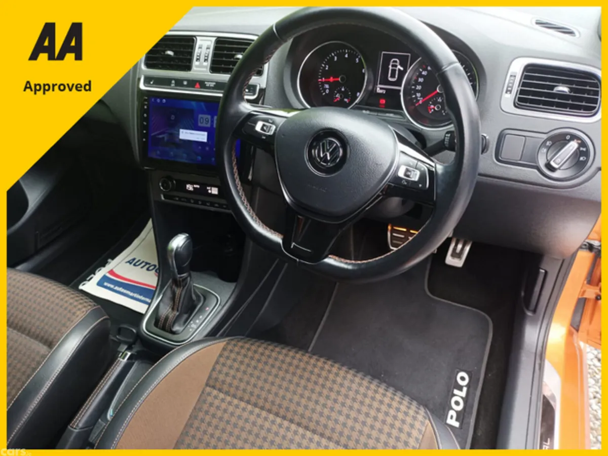Volkswagen Polo Hatchback, Petrol, 2017, Orange
