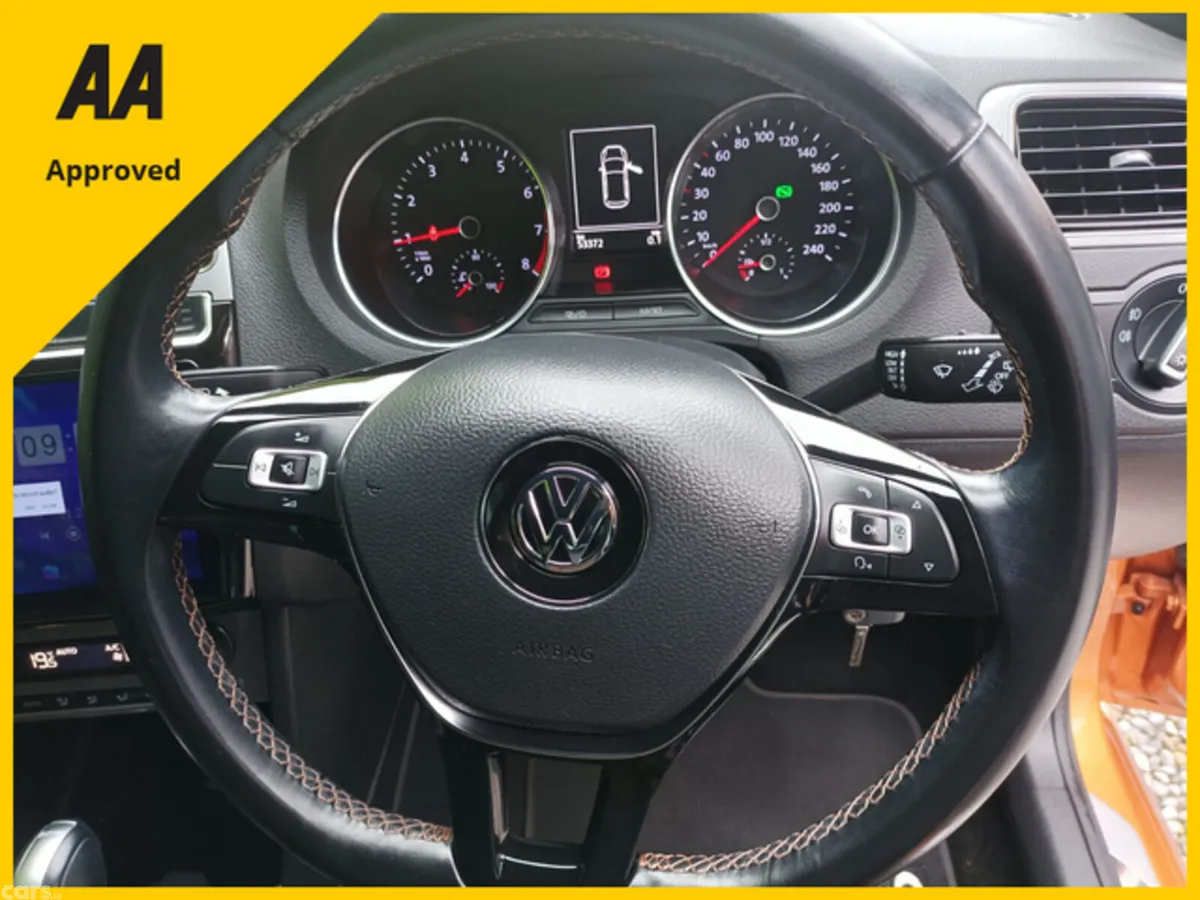 Volkswagen Polo Hatchback, Petrol, 2017, Orange