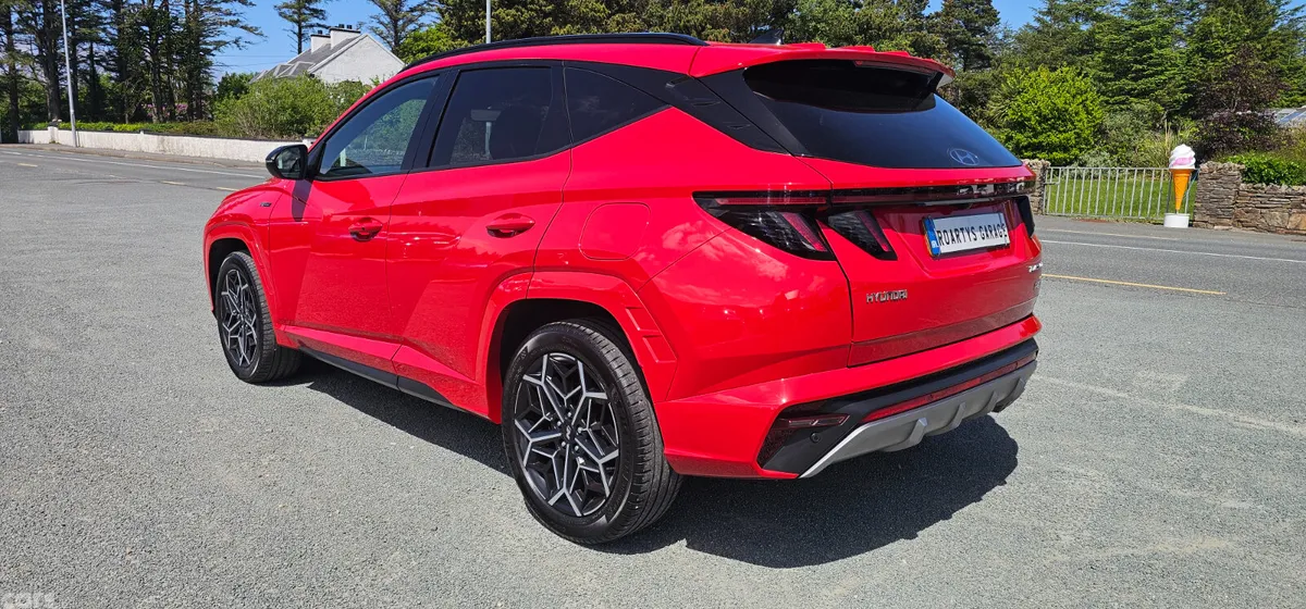 Hyundai Tucson SUV, Petrol Hybrid, 2023, Red