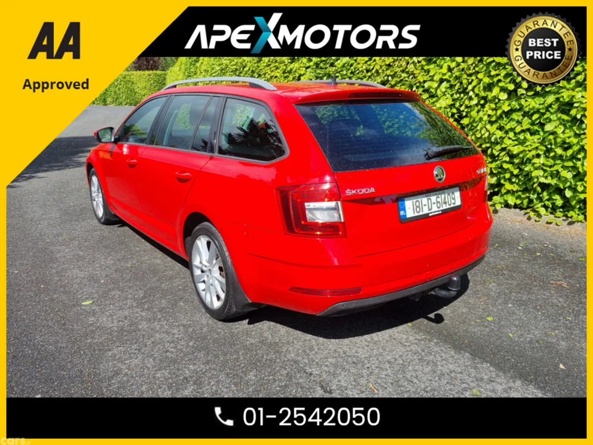 Skoda Octavia Estate, Diesel, 2018, Red