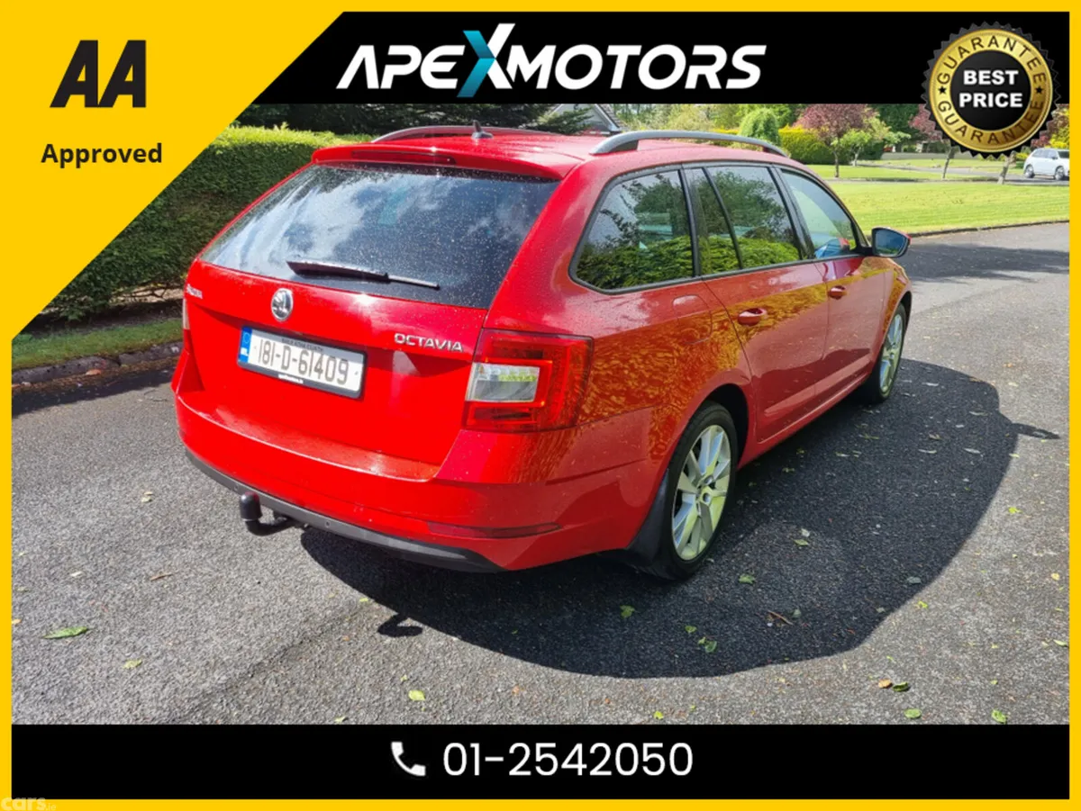 Skoda Octavia Estate, Diesel, 2018, Red