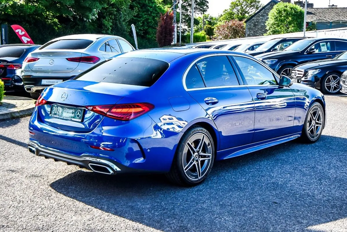 Mercedes-Benz C-Class Saloon, Diesel Hybrid, 2024, Blue