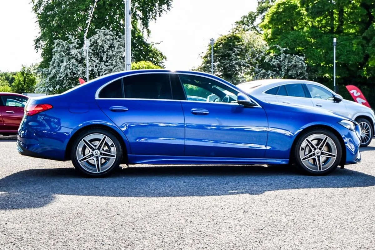 Mercedes-Benz C-Class Saloon, Diesel Hybrid, 2024, Blue