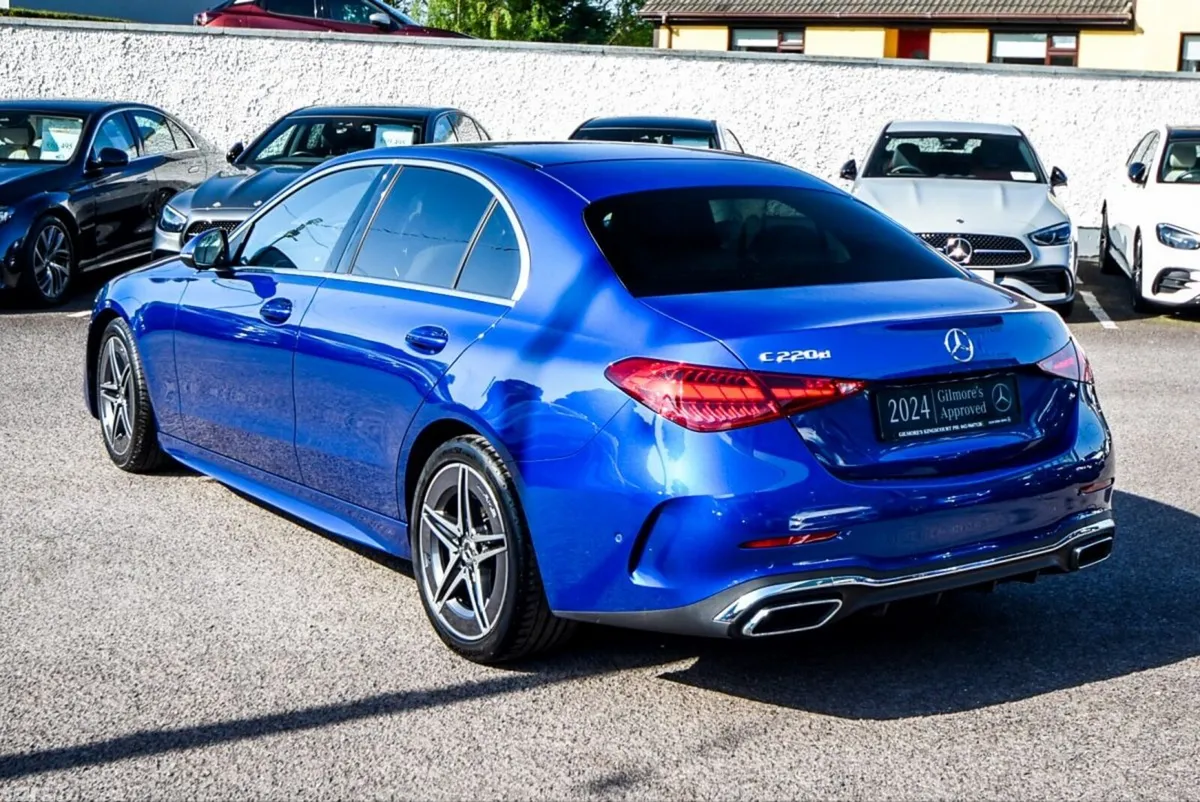 Mercedes-Benz C-Class Saloon, Diesel Hybrid, 2024, Blue