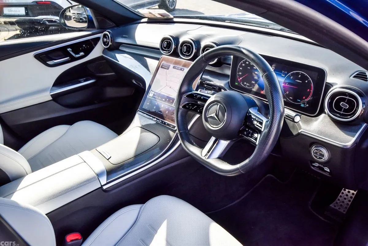 Mercedes-Benz C-Class Saloon, Diesel Hybrid, 2024, Blue