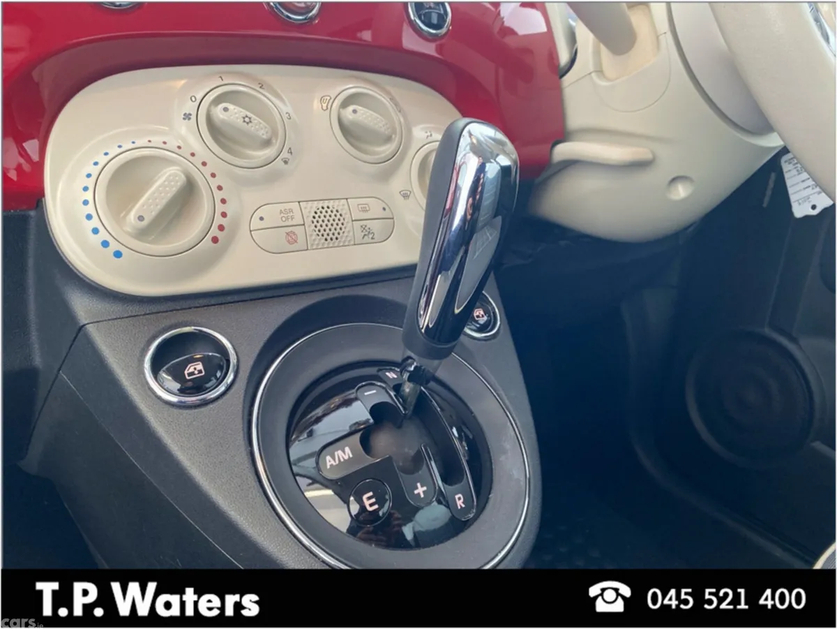 Fiat 500 Hatchback, Petrol, 2019, Red