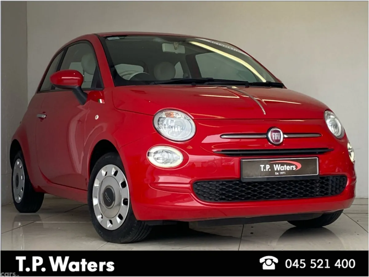 Fiat 500 Hatchback, Petrol, 2019, Red