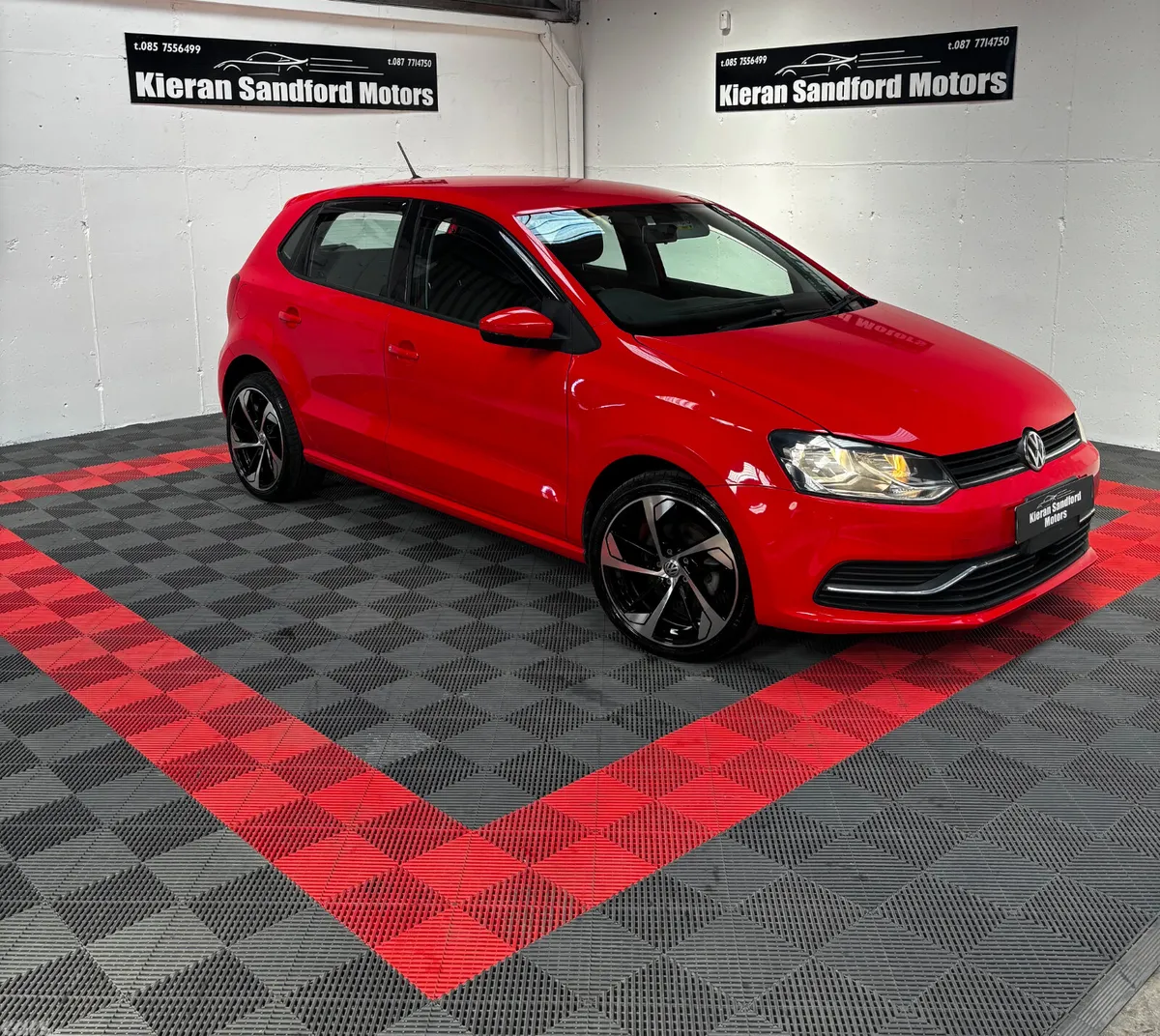 Volkswagen Polo Hatchback, Petrol, 2016, Red