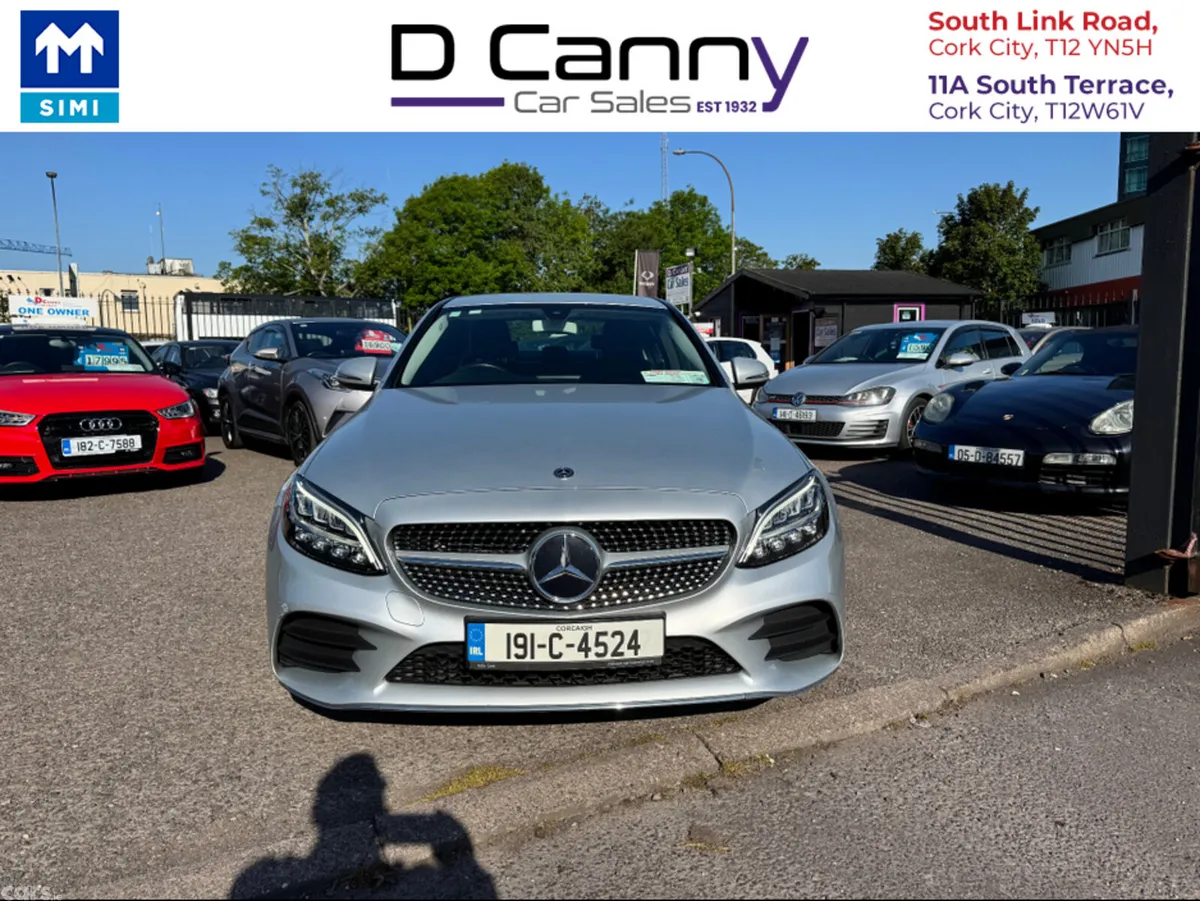 Mercedes-Benz C-Class Saloon, Petrol Hybrid, 2019, Grey