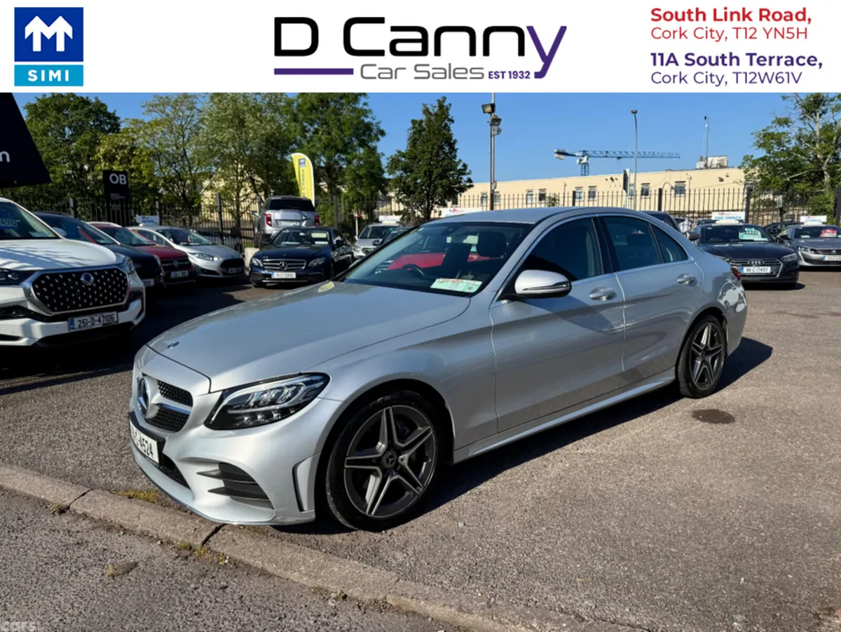 Mercedes-Benz C-Class Saloon, Petrol Hybrid, 2019, Grey