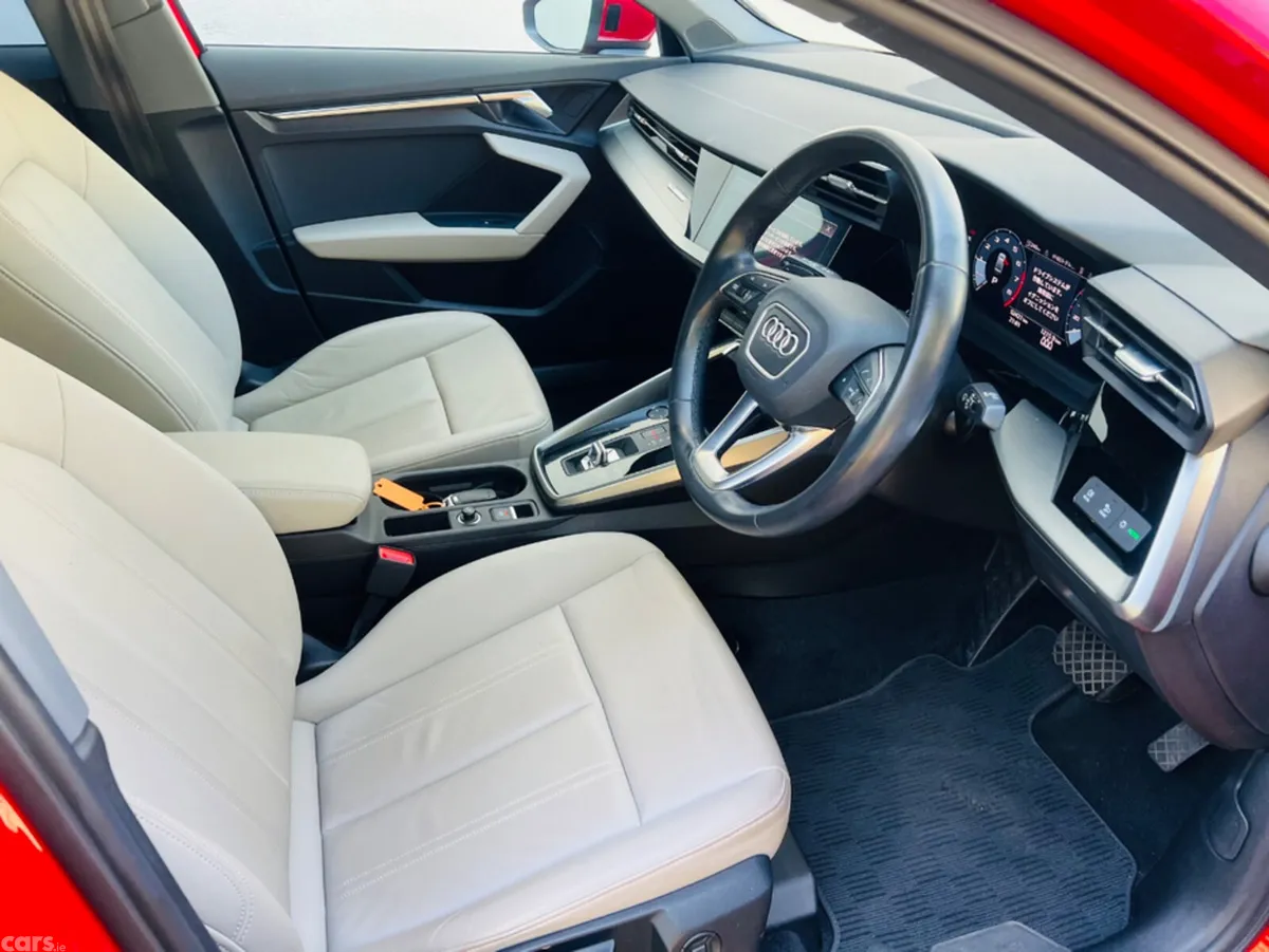 Audi A3 Saloon, Petrol, 2022, Red