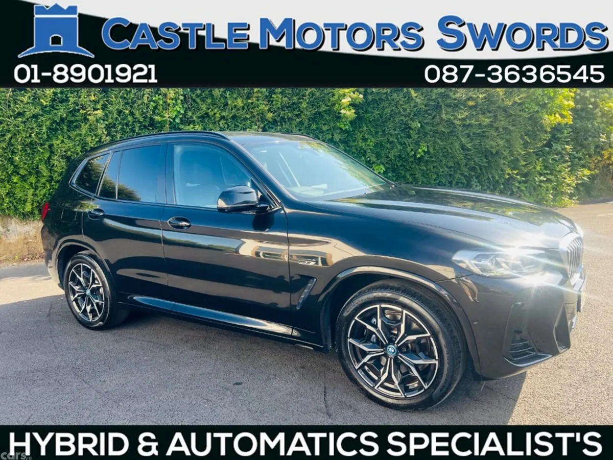 BMW X3 SUV, Petrol Plug-in Hybrid, 2022, Black
