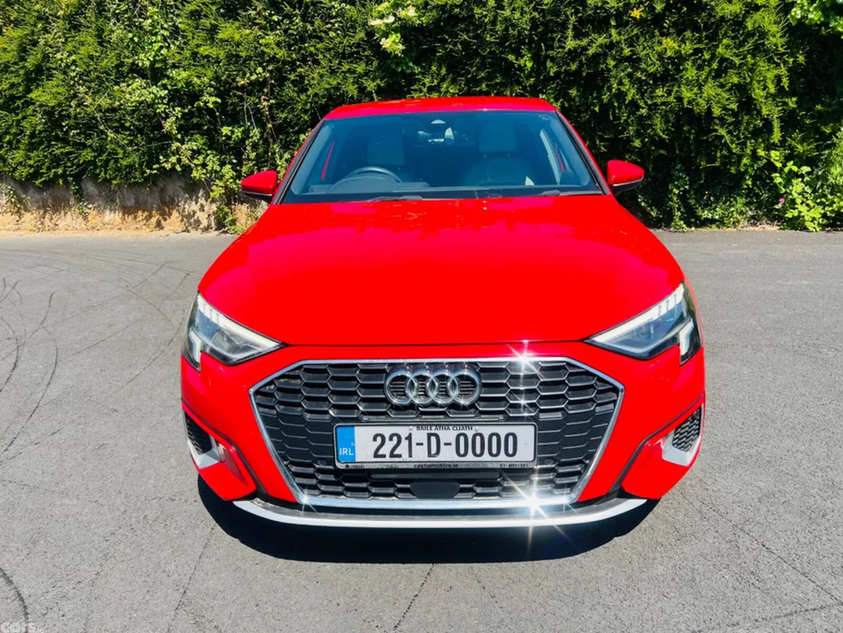 Audi A3 Saloon, Petrol, 2022, Red