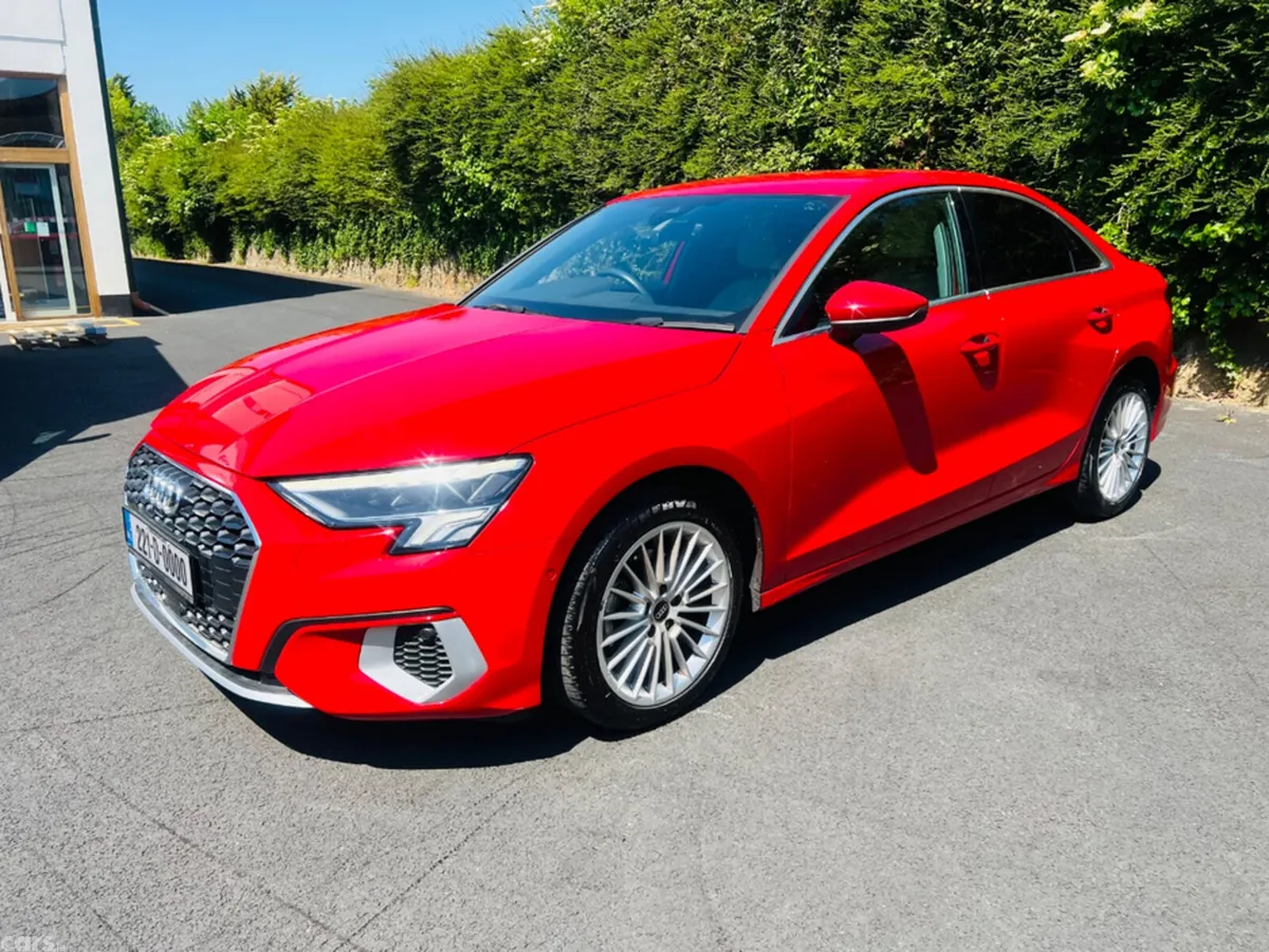 Audi A3 Saloon, Petrol, 2022, Red