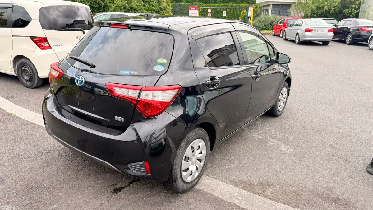 Toyota Vitz Hatchback, Petrol Hybrid, 2019, Black