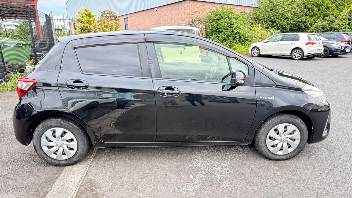 Toyota Vitz Hatchback, Petrol Hybrid, 2019, Black