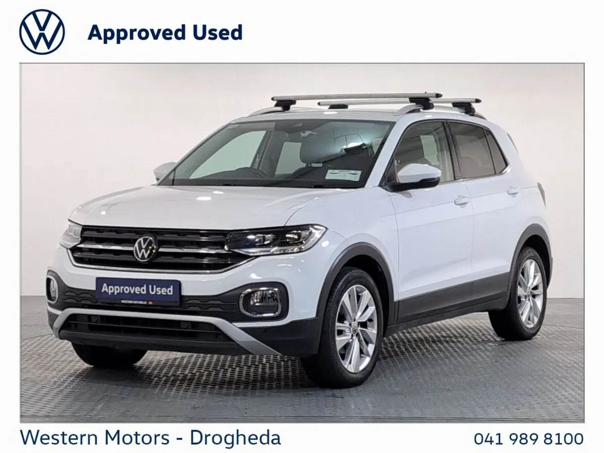 Volkswagen T-Cross SUV, Petrol, 2023, White