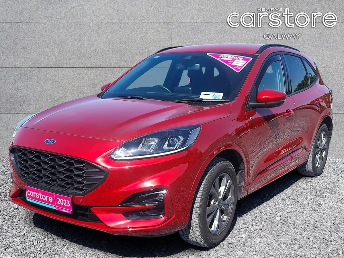 Ford Kuga SUV, Petrol Plug-in Hybrid, 2023, Red