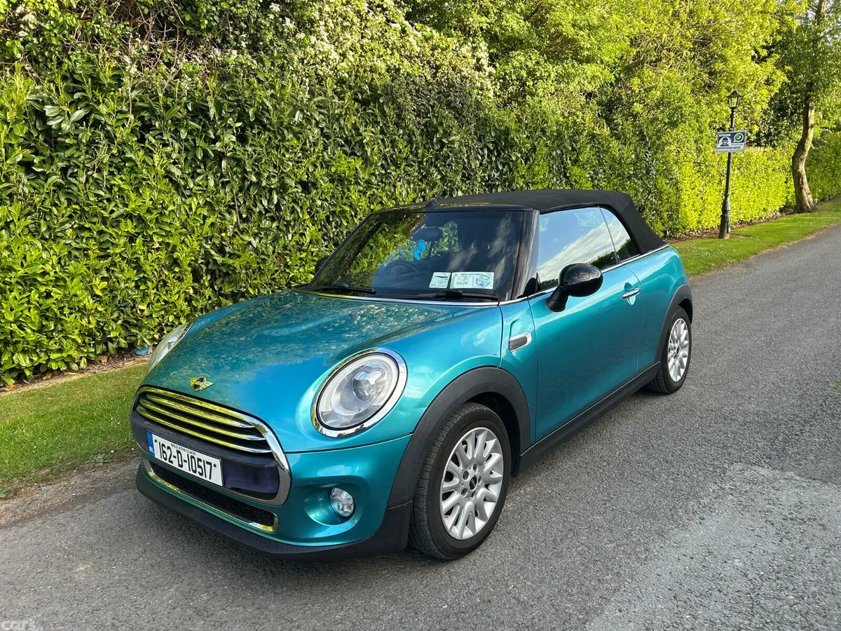 Mini Cooper Convertible, Diesel, 2016, Blue
