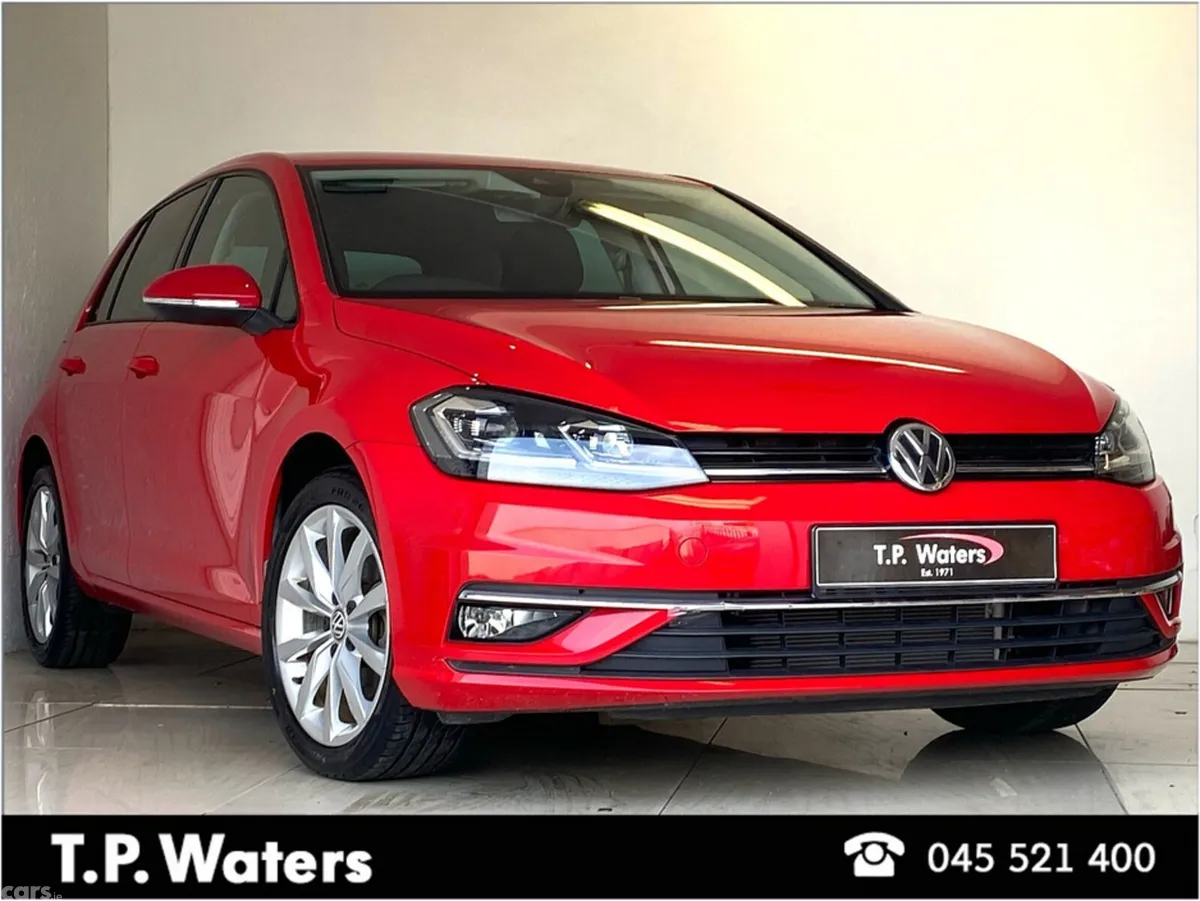 Volkswagen Golf Hatchback, Petrol, 2018, Red