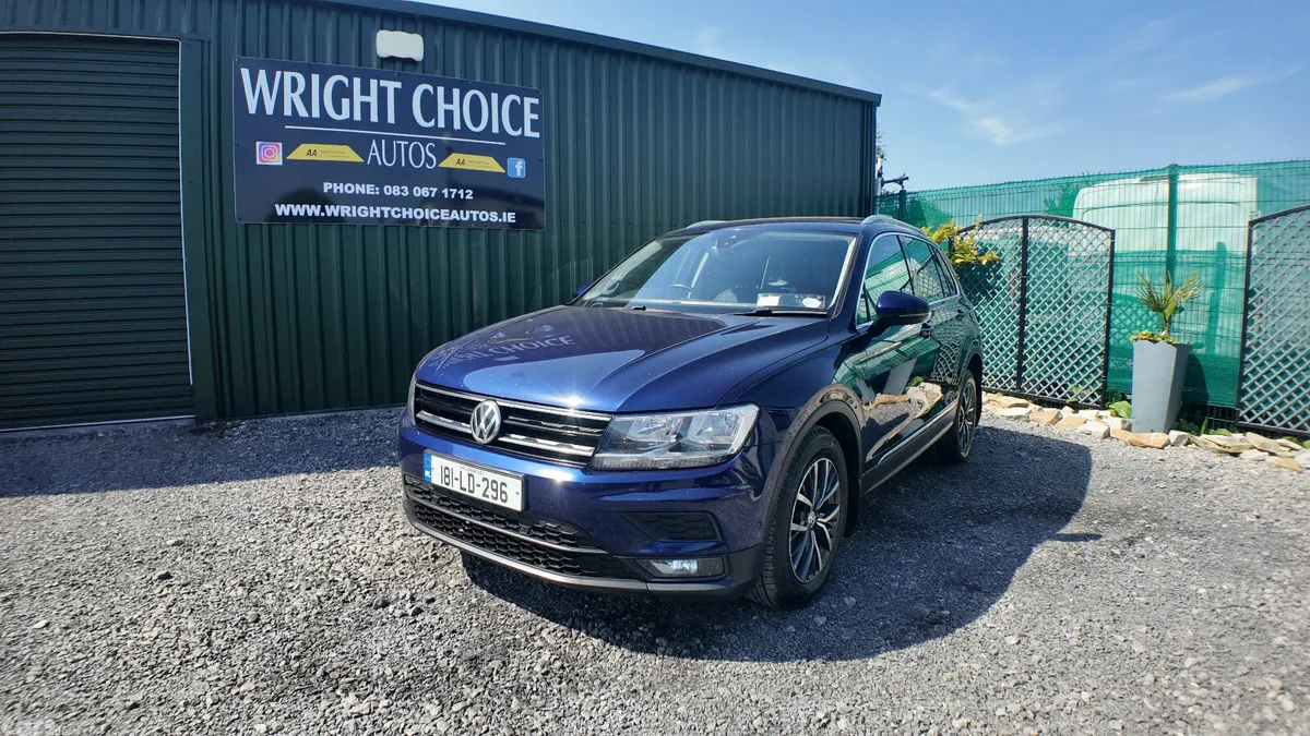 Volkswagen Tiguan SUV, Diesel, 2018, Blue