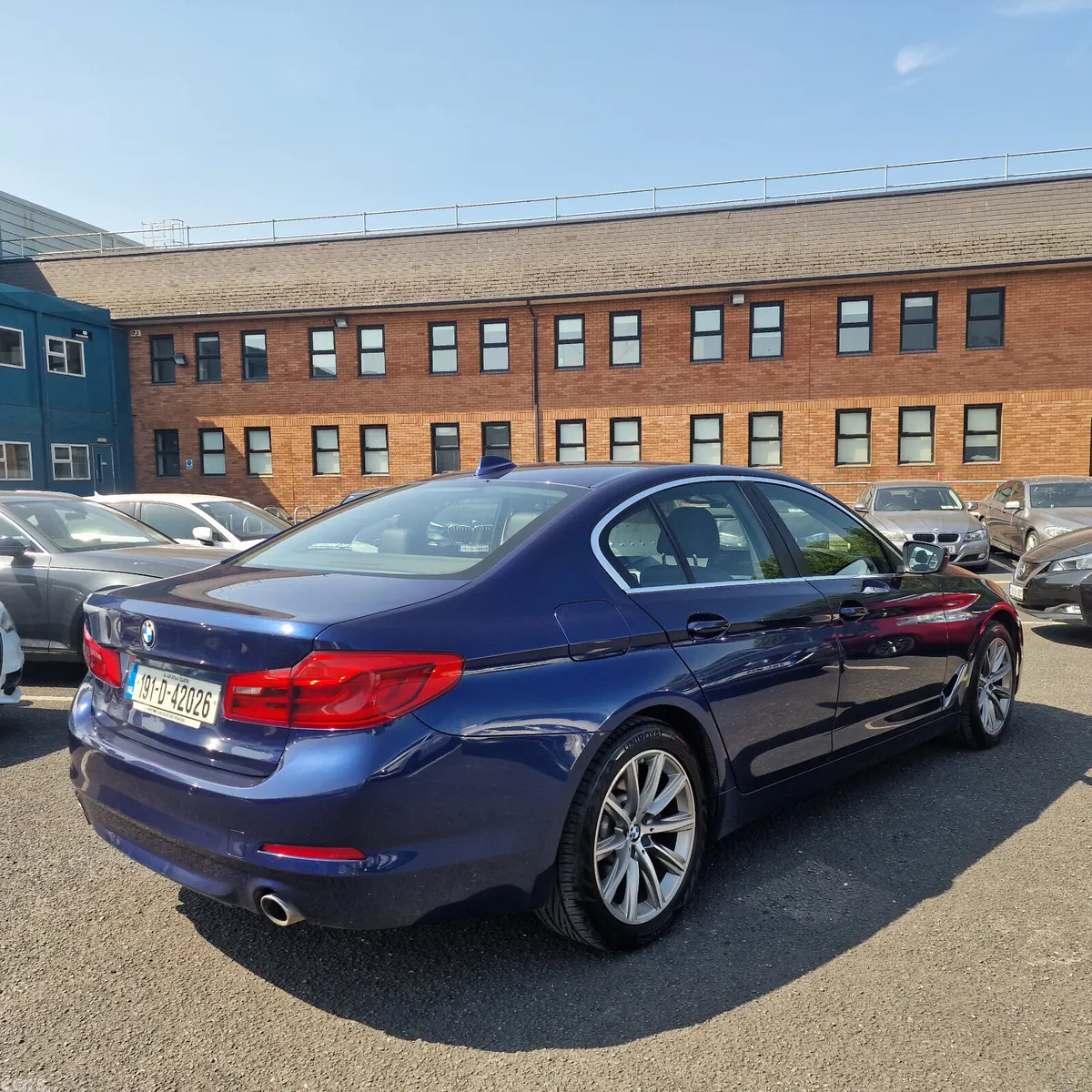 BMW 5-Series Saloon, Diesel, 2019, Blue