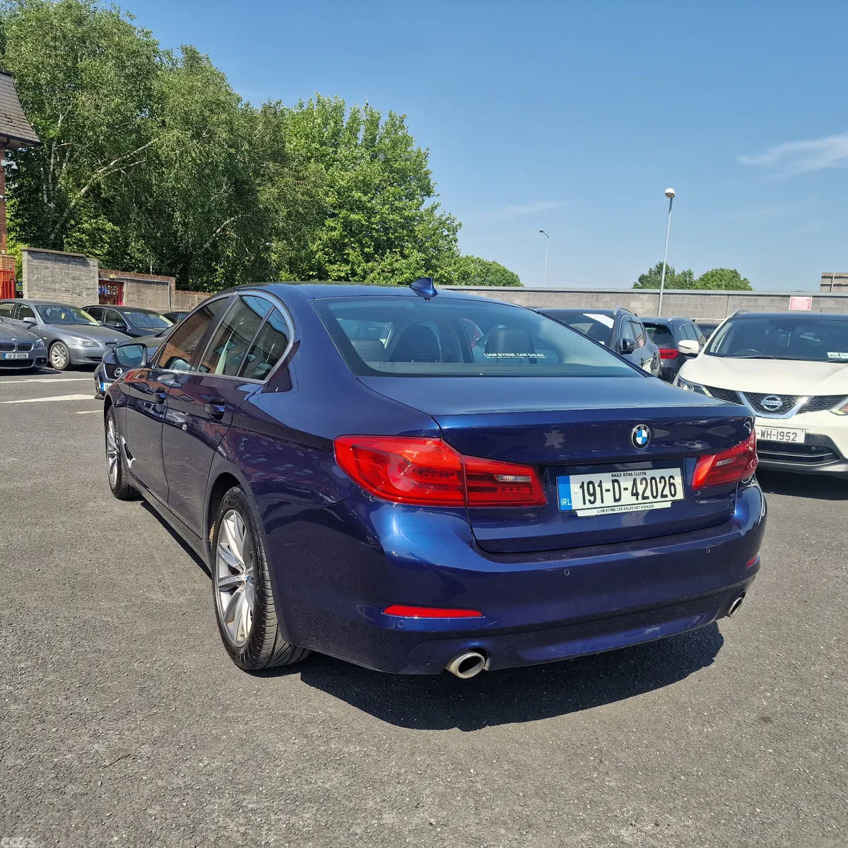 BMW 5-Series Saloon, Diesel, 2019, Blue