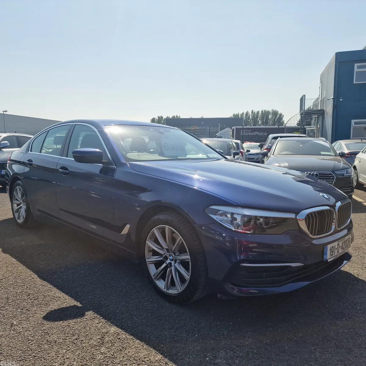 BMW 5-Series Saloon, Diesel, 2019, Blue