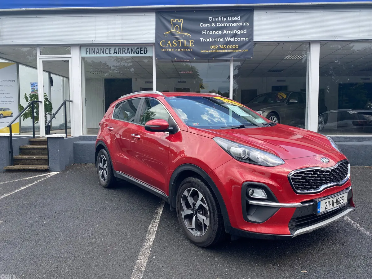 Kia Sportage SUV, Diesel Hybrid, 2021, Red