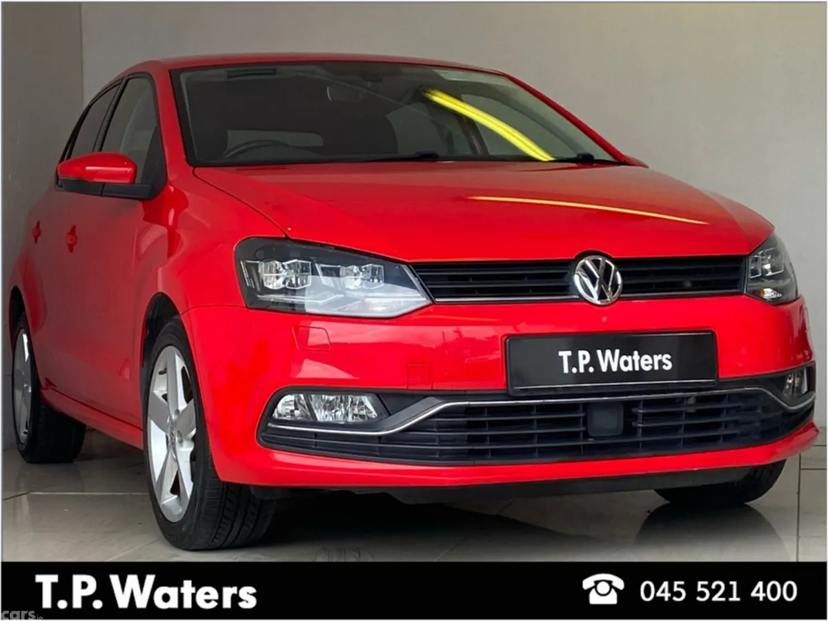 Volkswagen Polo Hatchback, Petrol, 2017, Red