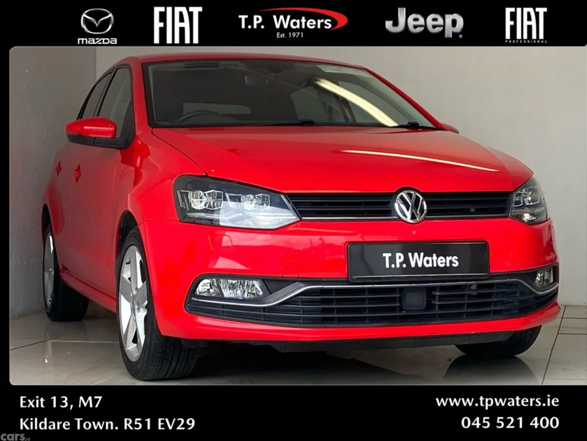Volkswagen Polo Hatchback, Petrol, 2017, Red