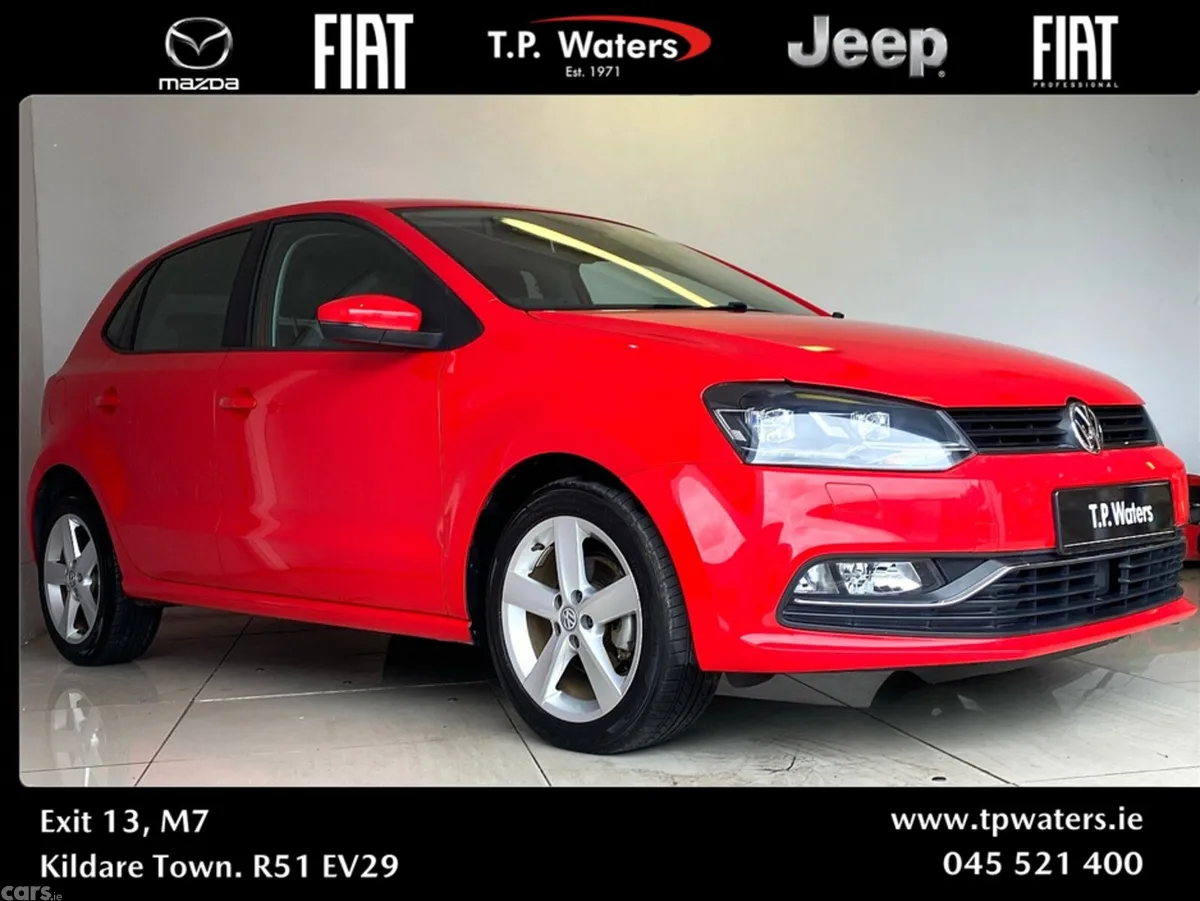 Volkswagen Polo Hatchback, Petrol, 2017, Red