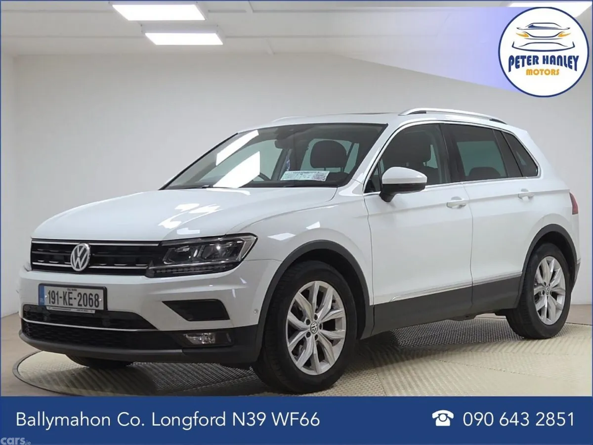 Volkswagen Tiguan SUV, Diesel, 2019, White