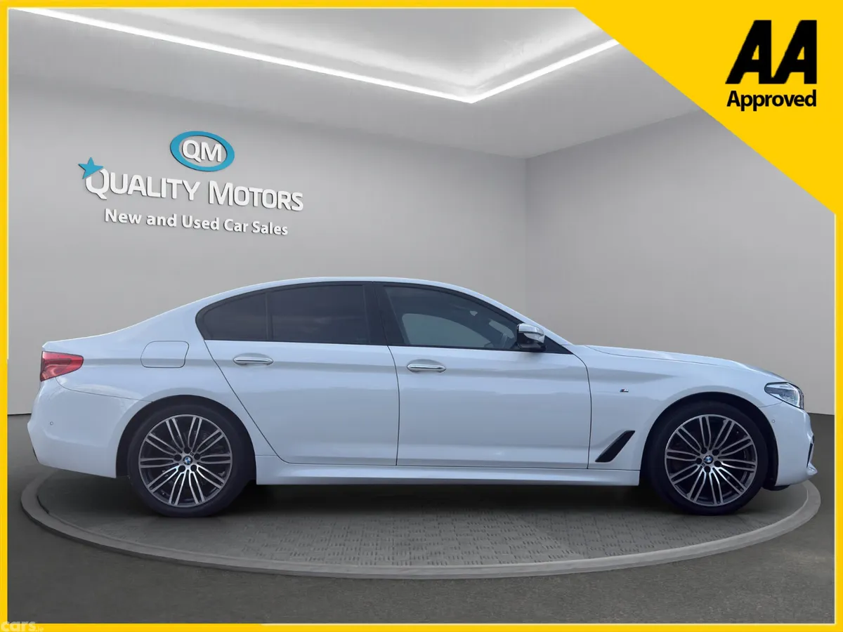 BMW 5-Series Saloon, Petrol, 2018, White